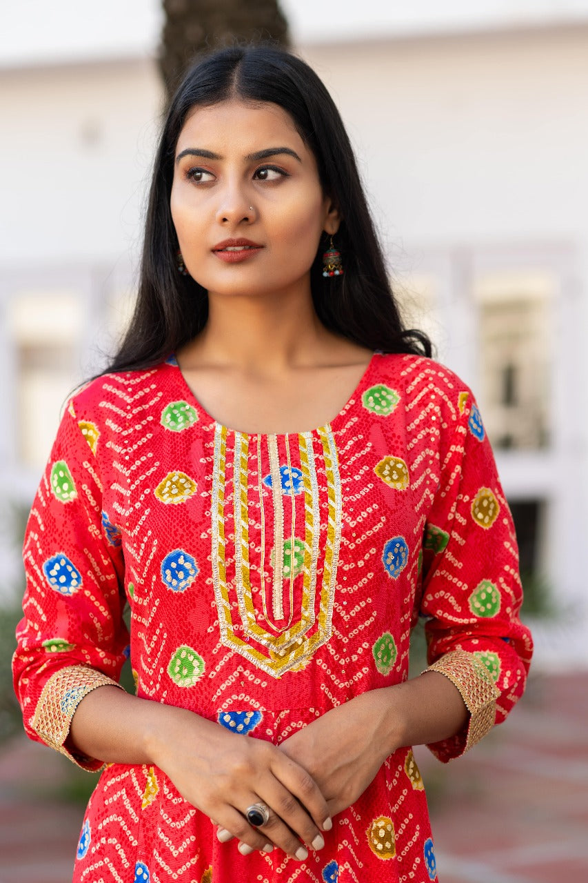 Gajari Saaj Anarkali Set